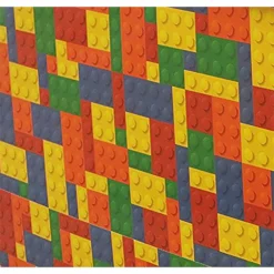 Curver Stockholm Bright Blocks Plastic Deco Storage Box Multi Colour 22L -Home Storage 12807671 1664833169684971