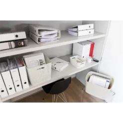 Curver My Style Large Rectangular Plastic Storage Basket - Vintage White - 18L 4 Curver My Style Large Rectangular Plastic Storage Basket - Vintage White - 18L -Home Storage 12809473 1314833219521040