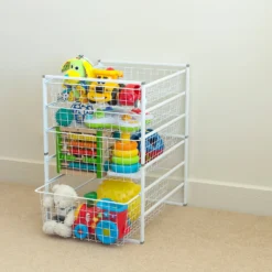 3 Wire Baskets Storage Tower -Home Storage 12812735 1574845692699547
