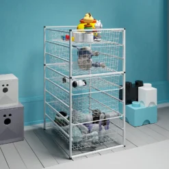 5 Wire Baskets Storage Tower 3 5 Wire Baskets Storage Tower -Home Storage 12812738 1434946440204083
