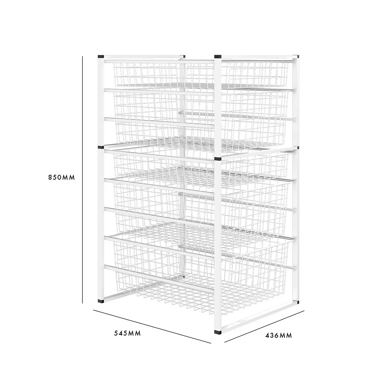 5 Wire Baskets Storage Tower 5 Wire Baskets Storage Tower -Home Storage 12812738 2144946440277985