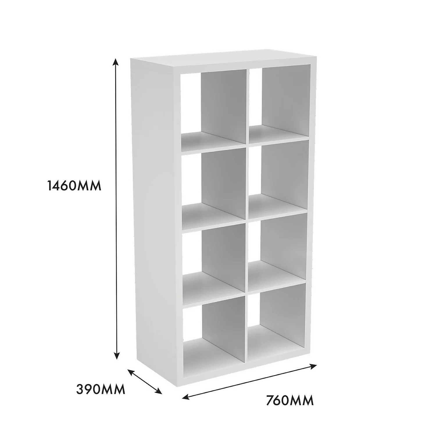 Clever Cube 4x2 Storage Unit - White Clever Cube 4x2 Storage Unit - White -Home Storage 12813309 4585014368217440
