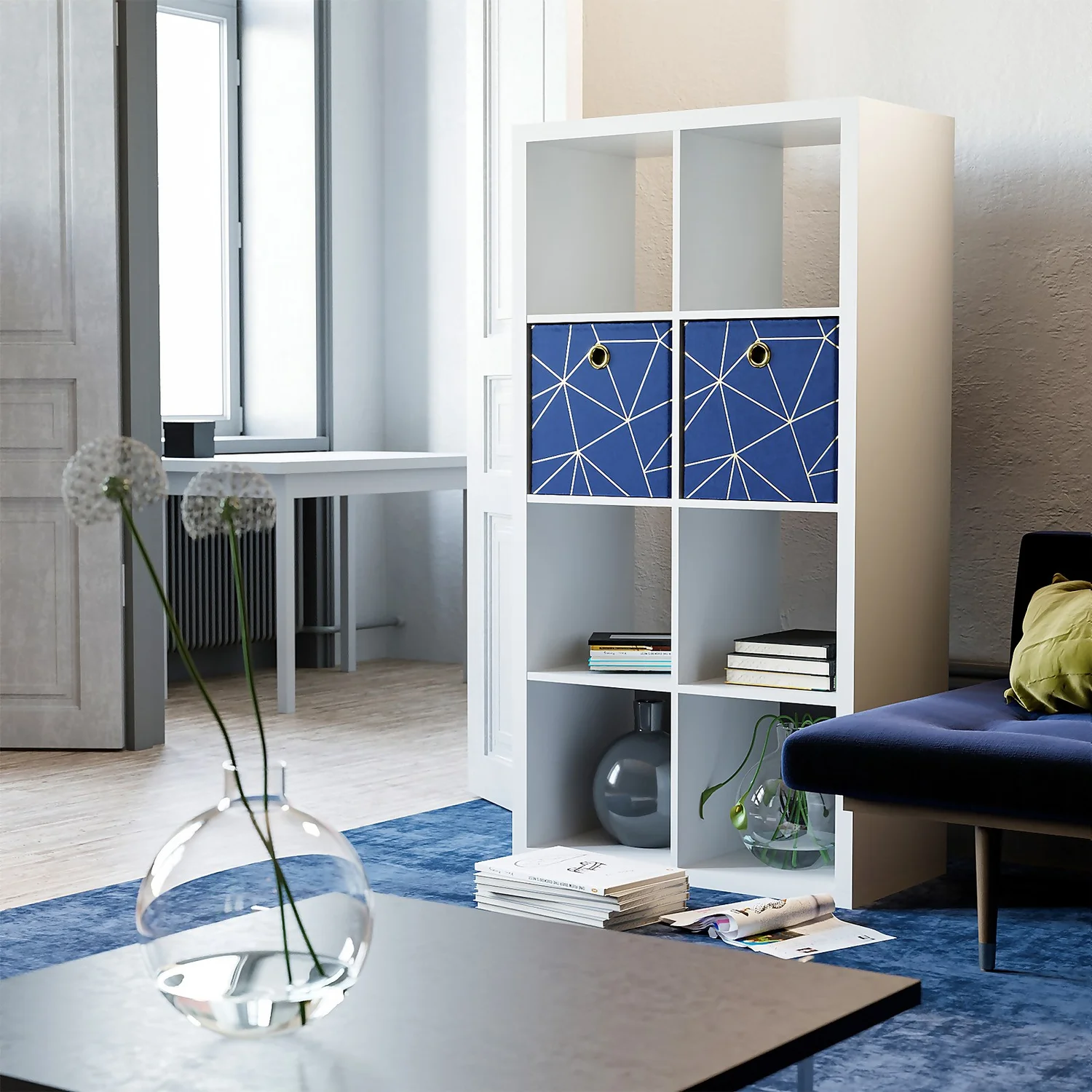 Clever Cube 4x2 Storage Unit - White Clever Cube 4x2 Storage Unit - White -Home Storage 12813309 5944899295332966