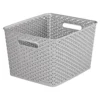 Curver My Style Large Rectangular Plastic Storage Basket - Grey - 18L -Home Storage 12814518 1354831970374356