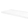 Wire Shelf - White - 122.5 X 33.5cm -Home Storage 12815569 1524831884245058