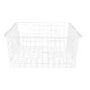 Wire 2 Runner Basket - White - 185mm 1 Wire 2 Runner Basket - White - 185mm -Home Storage 12815581 1404831884553773