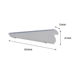 None Double Slot Bracket - White -170mm -Home Storage 12815730 6225034583493859