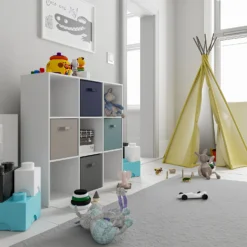 Compact Cube 3x3 Storage Unit - White 3 Compact Cube 3x3 Storage Unit - White -Home Storage 12815994 1924929106905777