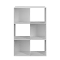 Compact Cube 3x2 Storage Unit - White 5 Compact Cube 3x2 Storage Unit - White -Home Storage 12815995 1634929107005047