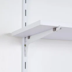 None Single Slot Upright Wall Strip - White - 100cm 3 None Single Slot Upright Wall Strip - White - 100cm -Home Storage 12816011 1484833192293418