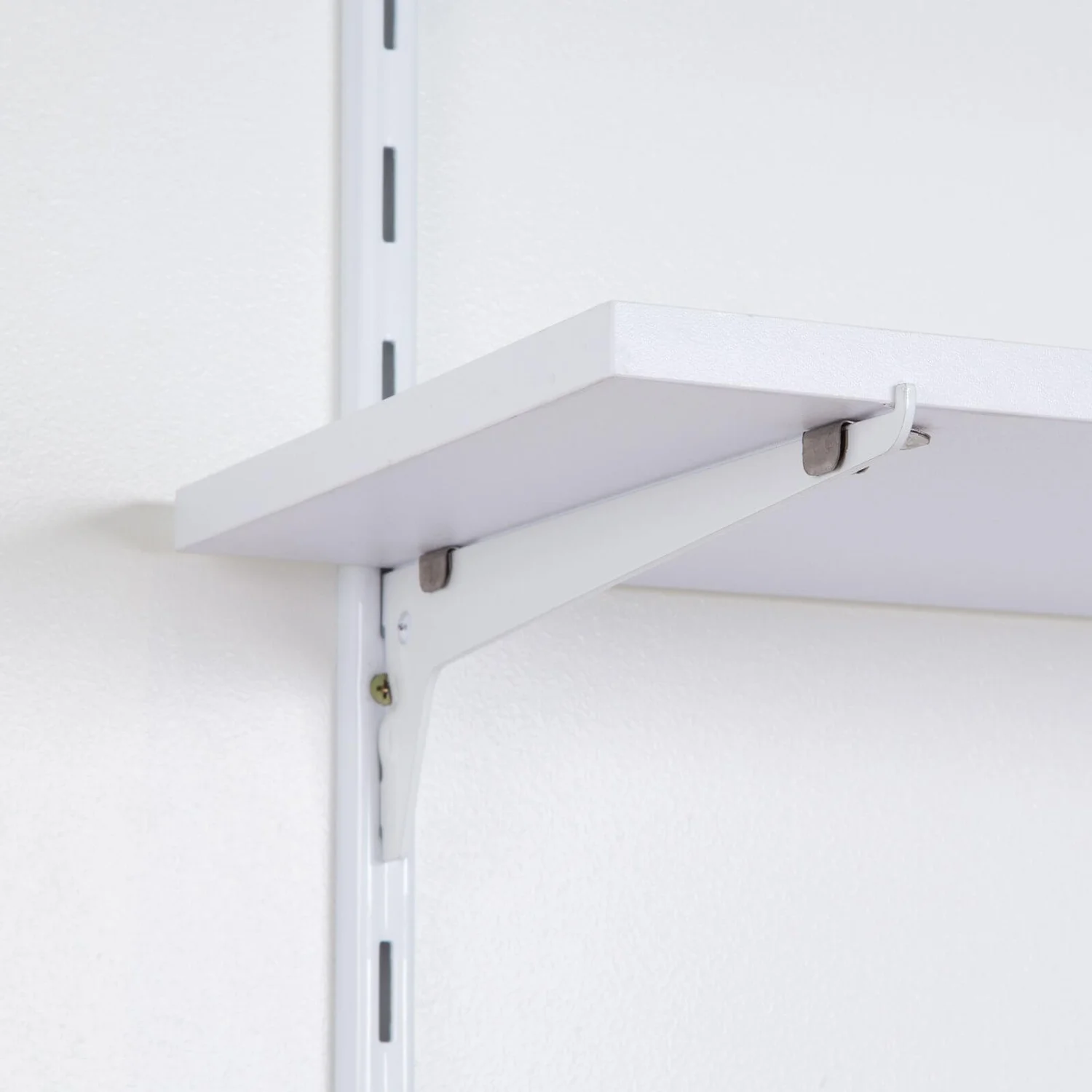 Single Slot Upright Wall Strip - White - 100cm None Single Slot Upright Wall Strip - White - 100cm -Home Storage 12816011 1484833192293418