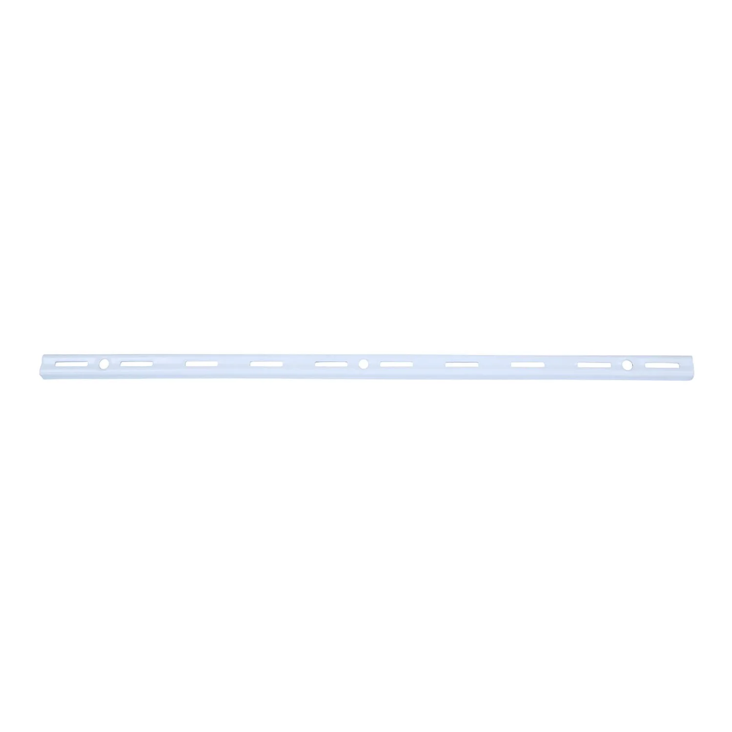 Single Slot Upright Wall Strip - White - 100cm None Single Slot Upright Wall Strip - White - 100cm -Home Storage 12816011 1724831898735934
