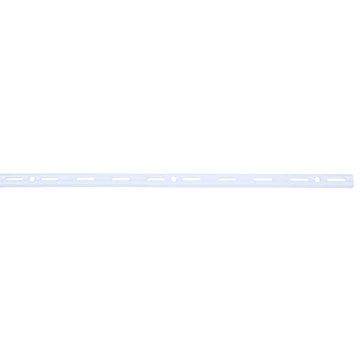 Single Slot Upright Wall Strip - White - 200cm None Single Slot Upright Wall Strip - White - 200cm -Home Storage 12816015 5214831898653713