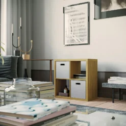 Clever Cube Fabric Insert - Woven Silver -Home Storage 12816126 6534929107265912