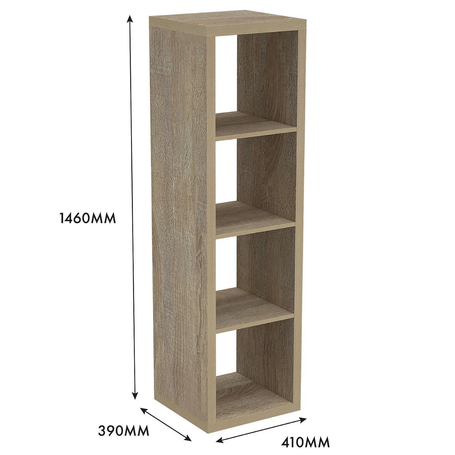 Clever Cube 4x1 Storage Unit - Oak Clever Cube 4x1 Storage Unit - Oak -Home Storage 12816155 6395014368230046