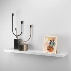Floating Shelf - White Matt -1200 X 240 X 38mm -Home Storage 12817720 1144887326021376