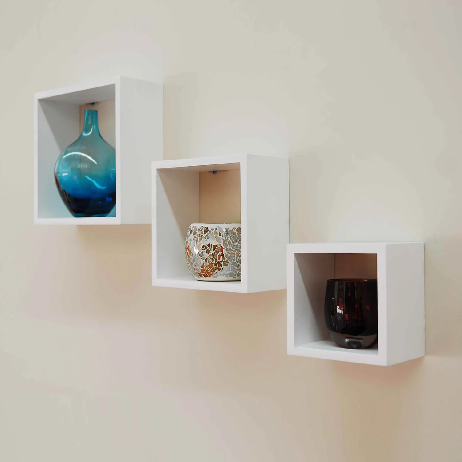 3 Wall Cubes - Matt White 3 Wall Cubes - Matt White -Home Storage 12817822 1764833222421974