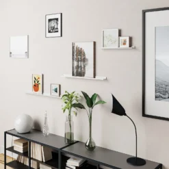 Flexi Storage Decorative Shelving Photo Shelf - White Matt - 600x35x100mm 3 Flexi Storage Decorative Shelving Photo Shelf - White Matt - 600x35x100mm -Home Storage 12817964 7334887327108264