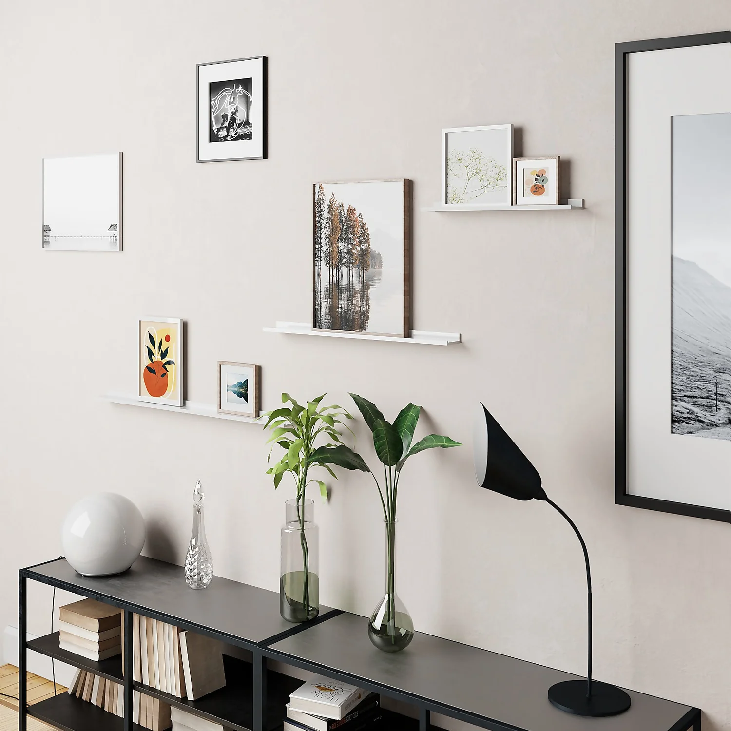 Flexi Storage Decorative Shelving Photo Shelf - White Matt - 600x35x100mm Flexi Storage Decorative Shelving Photo Shelf - White Matt - 600x35x100mm -Home Storage 12817964 7334887327108264