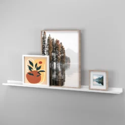 Flexi Storage Decorative Shelving Photo Shelf - White Matt - 1200x35x100mm -Home Storage 12817978 1854876426170414