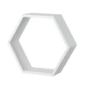 Hexagon Wall Shelf - White Matt -Home Storage 12817991 1674831950260022
