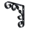 None Scroll Bracket - Black - 100x100mm -Home Storage 12818108 8414831966883607