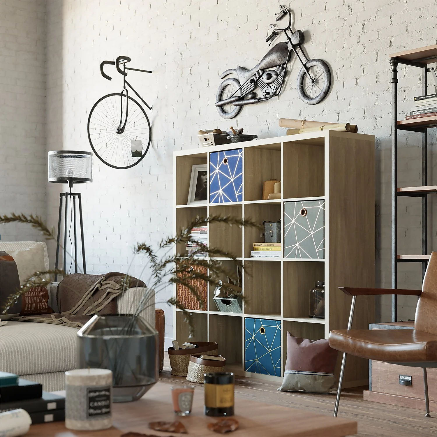 Clever Cube 4x4 Storage Unit - Oak Clever Cube 4x4 Storage Unit - Oak -Home Storage 12819417 1034927282812486