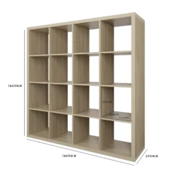 Clever Cube 4x4 Storage Unit - Oak 6 Clever Cube 4x4 Storage Unit - Oak -Home Storage 12819417 7334967466121998