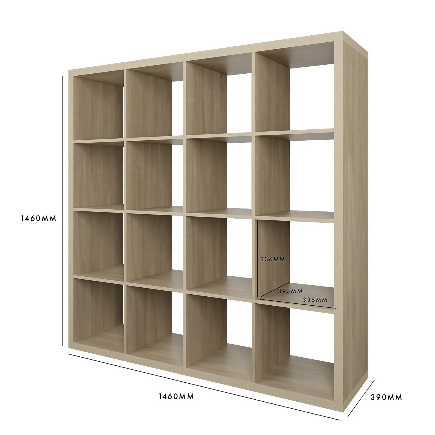 Clever Cube 4x4 Storage Unit - Oak Clever Cube 4x4 Storage Unit - Oak -Home Storage 12819417 7334967466121998