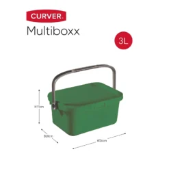 Curver Multiboxx Plastic Multi-purpose Storage Box - Green - 3L -Home Storage 12820962 1044833171226734