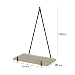 None Tri Hanging Bracket Kit - Sanoma Oak -Home Storage 12821190 1374964085619041