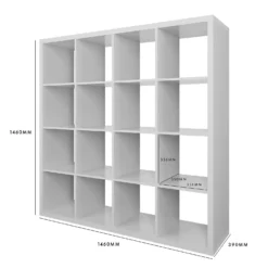 Clever Cube 4x4 Storage Unit - White -Home Storage 12821332 1844953391927368