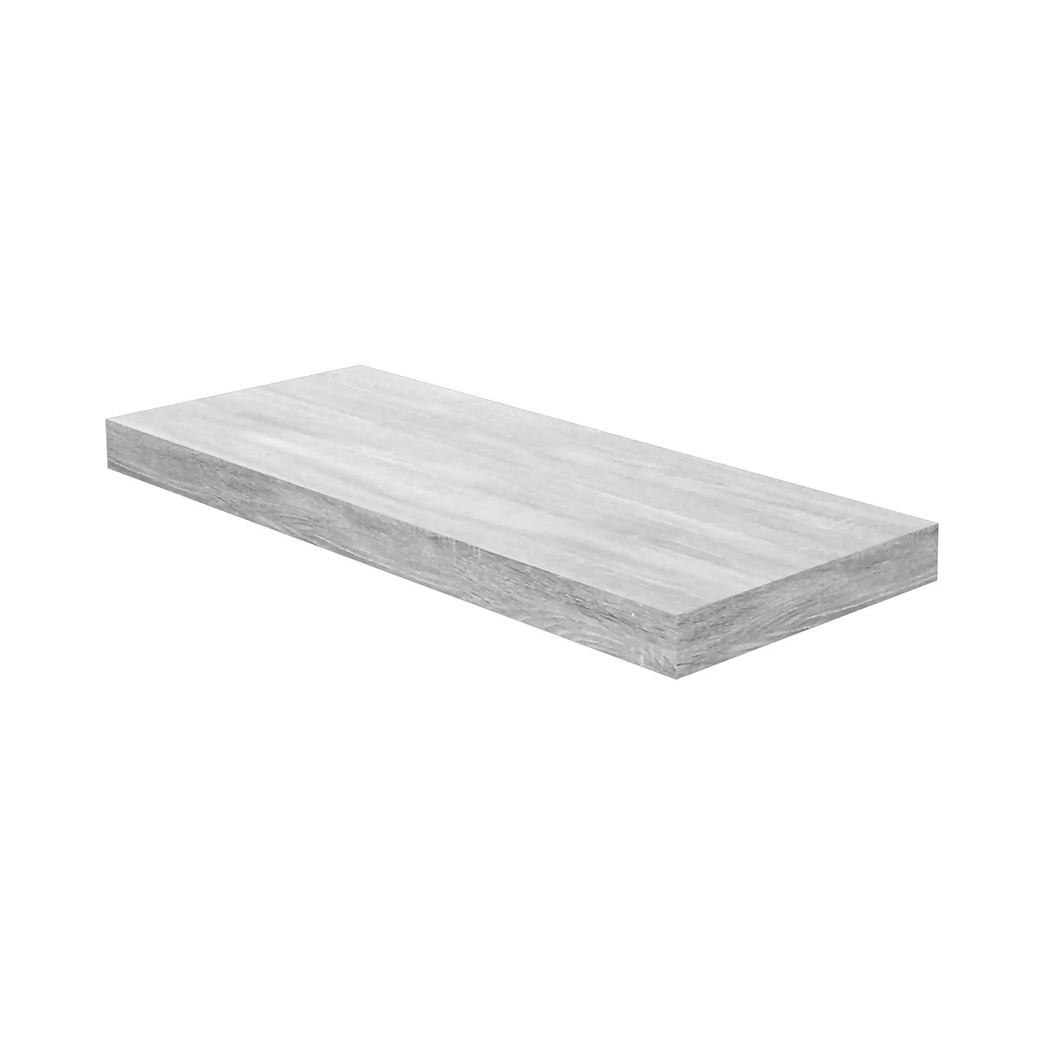 Floating Shelf - Grey Oak - 600 x 240 x 38mm Floating Shelf - Grey Oak - 600 X 240 X 38mm -Home Storage 12822025 7624887314389491