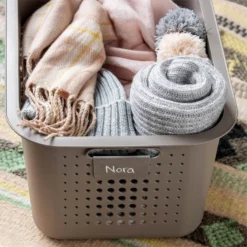 2 Pack Smartstore Wardrobe Basket Tag - Taupe -Home Storage 12822346 1324833174055671