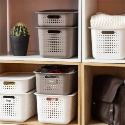 2 Pack Smartstore Wardrobe Basket Tag - Taupe -Home Storage 12822346 2114833174113718