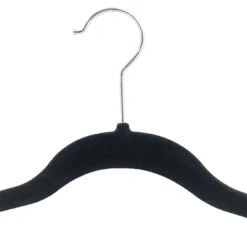 Single Black Velvet Trouser Hanger -Home Storage 12822495 7584878808876575