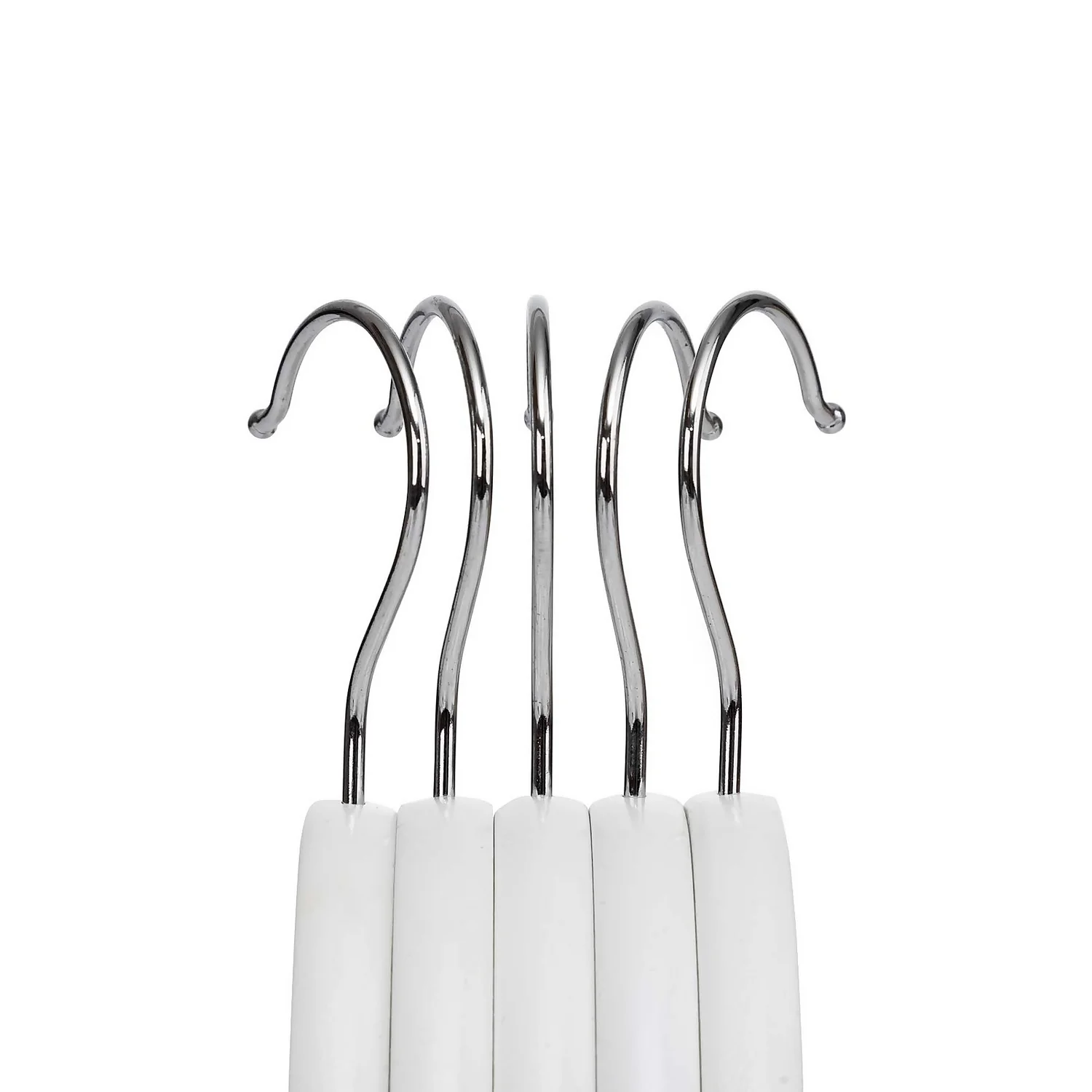White Wooden Hangers - 8 Pack White Wooden Hangers - 8 Pack -Home Storage 12822503 1534878808172646