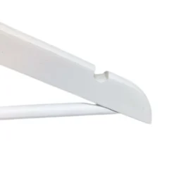 White Wooden Hangers - 8 Pack 4 White Wooden Hangers - 8 Pack -Home Storage 12822503 1814878808148973