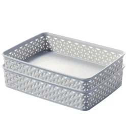 Curver My Style A5 Rectangular Plastic Storage Organiser - Grey -Home Storage 12823029 1294833226906611
