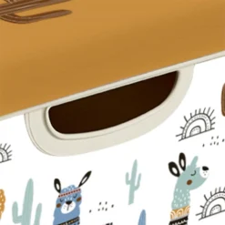 Curver Stockholm Llama Plastic Deco Storage Box - Multi-Coloured - 22L -Home Storage 12824053 1064832982957858