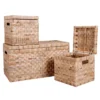 Natural Storage Set - 1 Trunk & 2 Boxes -Home Storage 12826114 4664831588991790