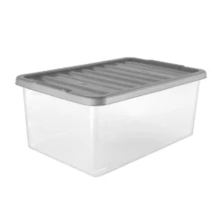 45L Storage Box With Clear Base And Lid -Home Storage 12826260 1104904169265527