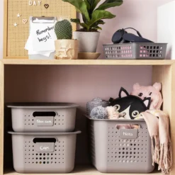 Smartstore 2L Wardrobe Basket - Taupe -Home Storage 12826427 1664833173187153