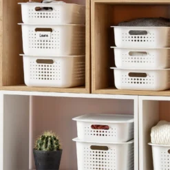 Smartstore 10L Wardrobe Basket - White -Home Storage 12826429 1254833173956692