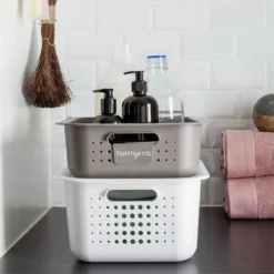 Smartstore 10L Wardrobe Basket - White -Home Storage 12826429 3024833174012294