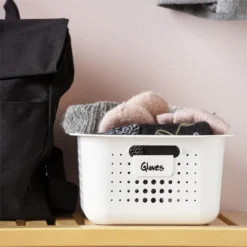 Smartstore 10L Wardrobe Basket - White -Home Storage 12826429 7974833173901660