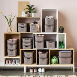 Smartstore 6L Wardrobe Basket - Taupe -Home Storage 12826431 1894833174525108