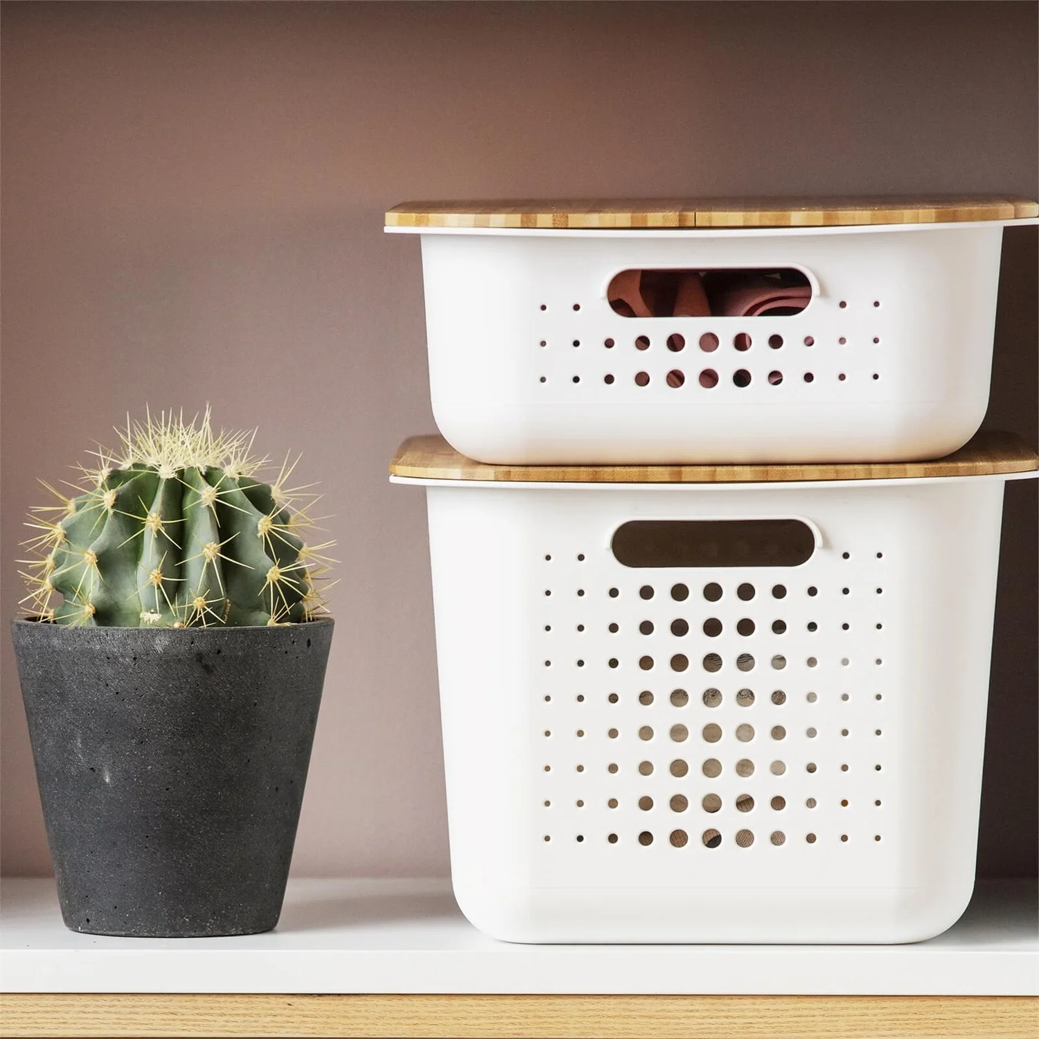 Smartstore 6L Wardrobe Basket - White Smartstore 6L Wardrobe Basket - White -Home Storage 12826433 1264833172729545