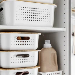 Smartstore 6L Wardrobe Basket - White 5 Smartstore 6L Wardrobe Basket - White -Home Storage 12826433 1494833172887105