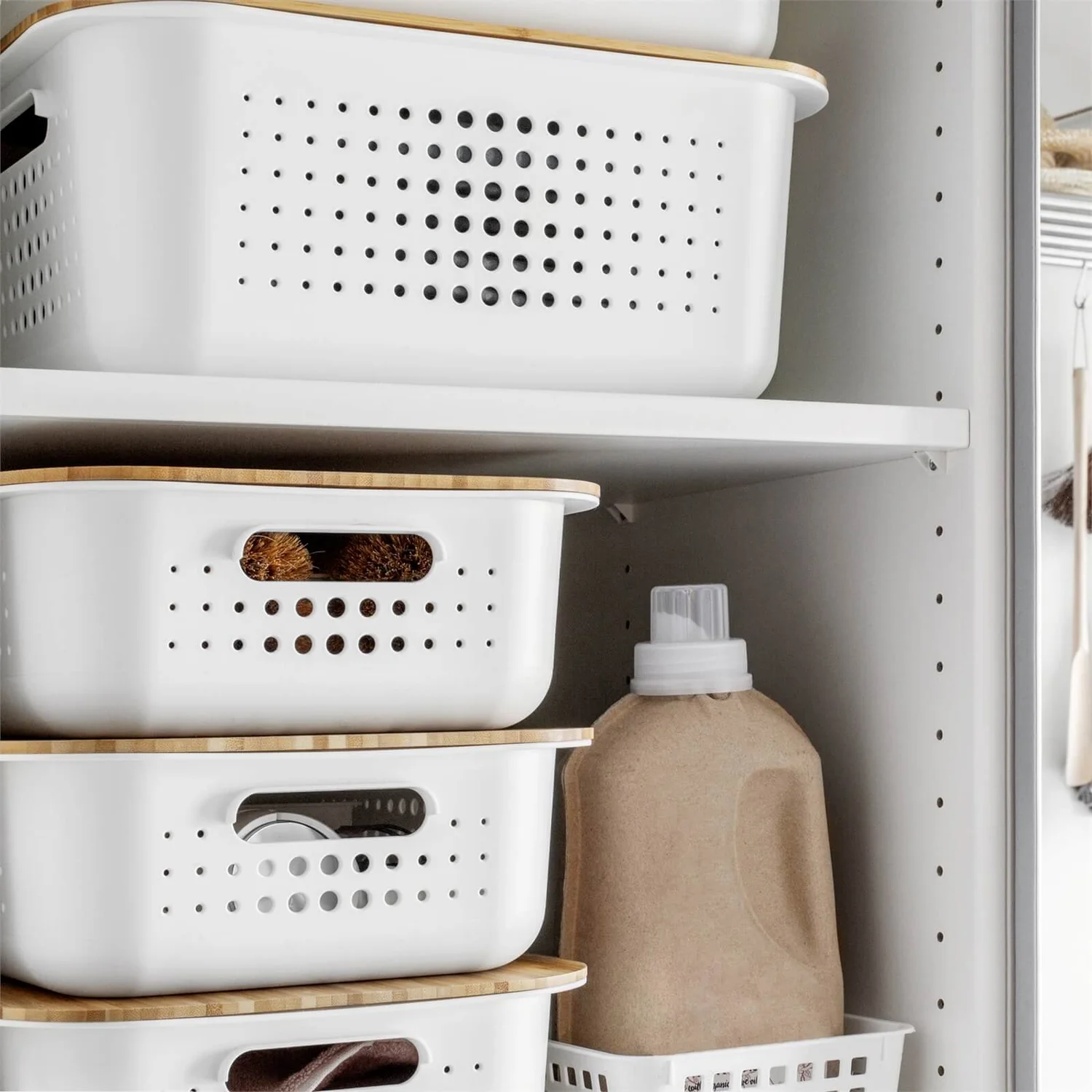 Smartstore 6L Wardrobe Basket - White Smartstore 6L Wardrobe Basket - White -Home Storage 12826433 1494833172887105